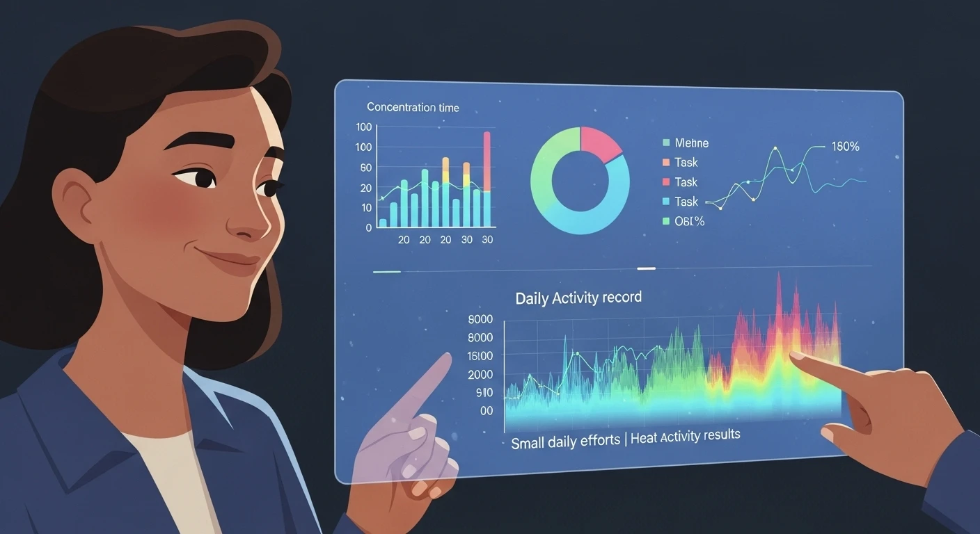 Screenshot of the statistics dashboard.