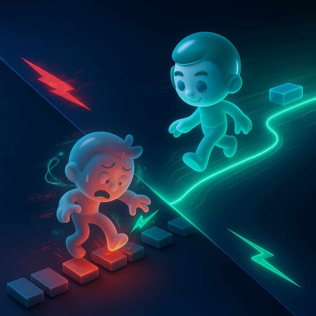 Photo of a business person working on a laptop.